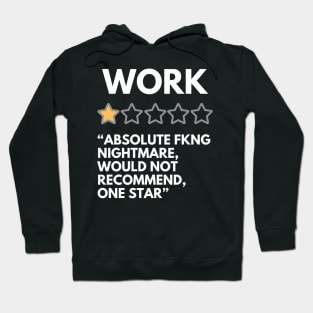 WORK one star Hoodie